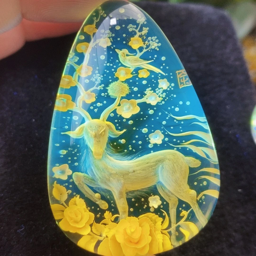 【闪购商品】金珀吊坠(不含链)未镶嵌
