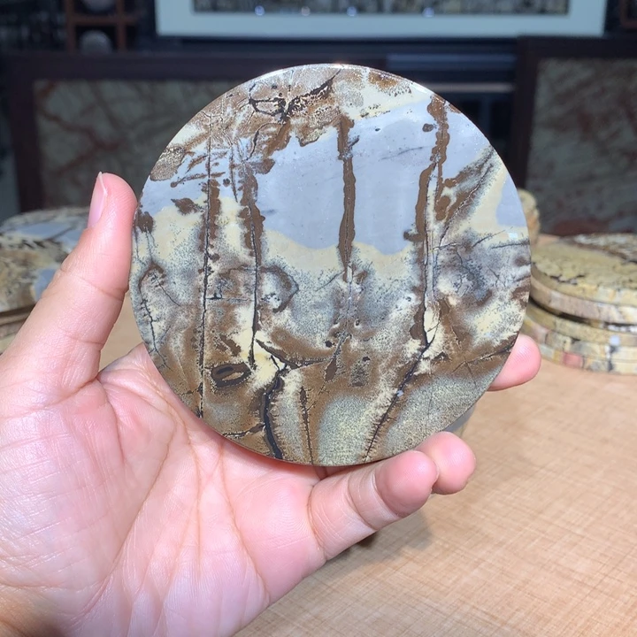 ，广西国画石摆件，收藏观赏