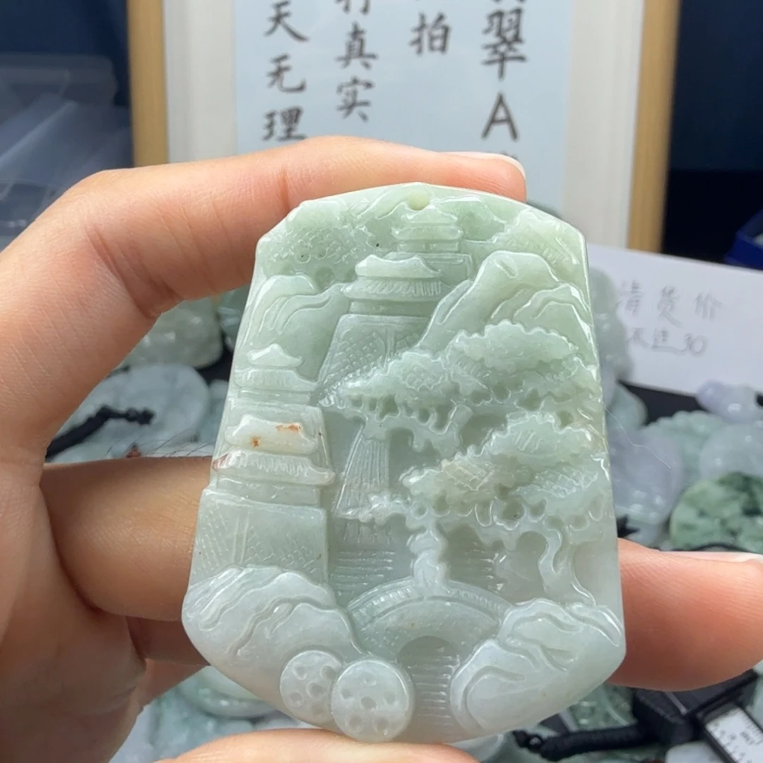 翡翠未镶嵌颈饰翡翠