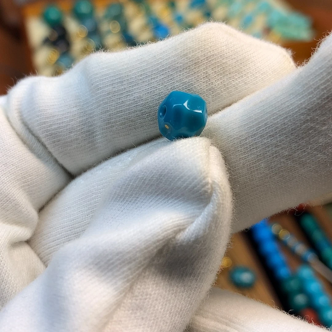 绿松石未镶嵌珠宝奇石8mm