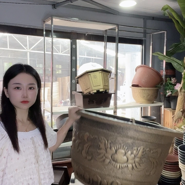圆形83花盆2个有孔