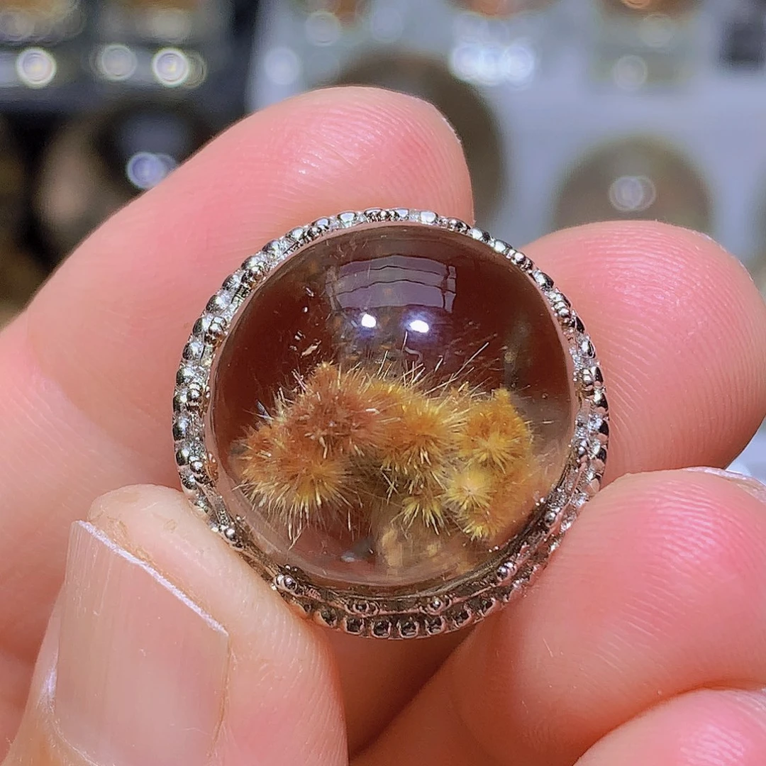 银S925镶嵌水晶珠宝半成品定制款