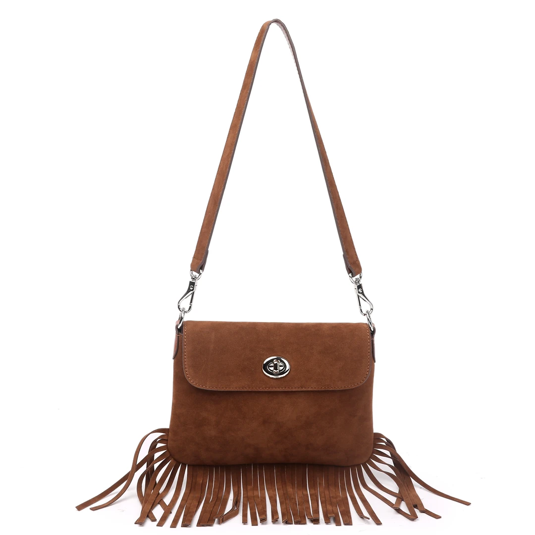 【张丫丫优选】新款百搭时尚潮流简约单肩包1388#爱尔兰棕