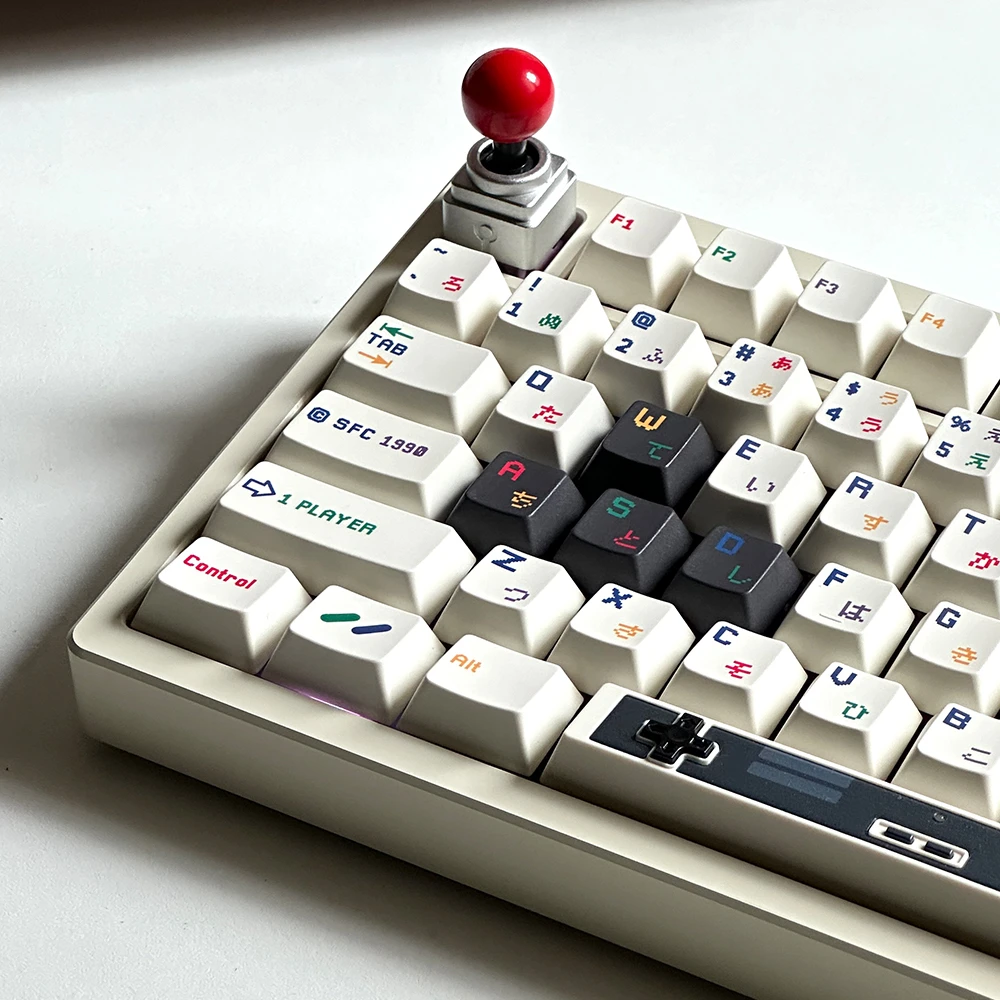 FBB原创SFC键帽1990热升华PBT客制化NGC机械键盘87键个性wooting