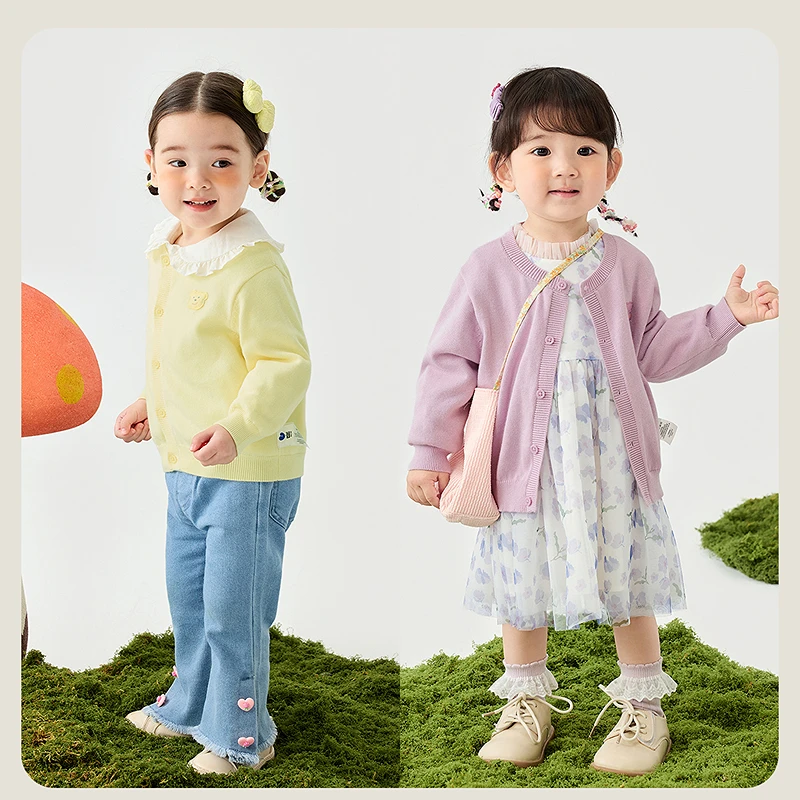 迷你巴拉巴拉男女童开衫2025秋新款儿童长袖宝宝上衣230125131202