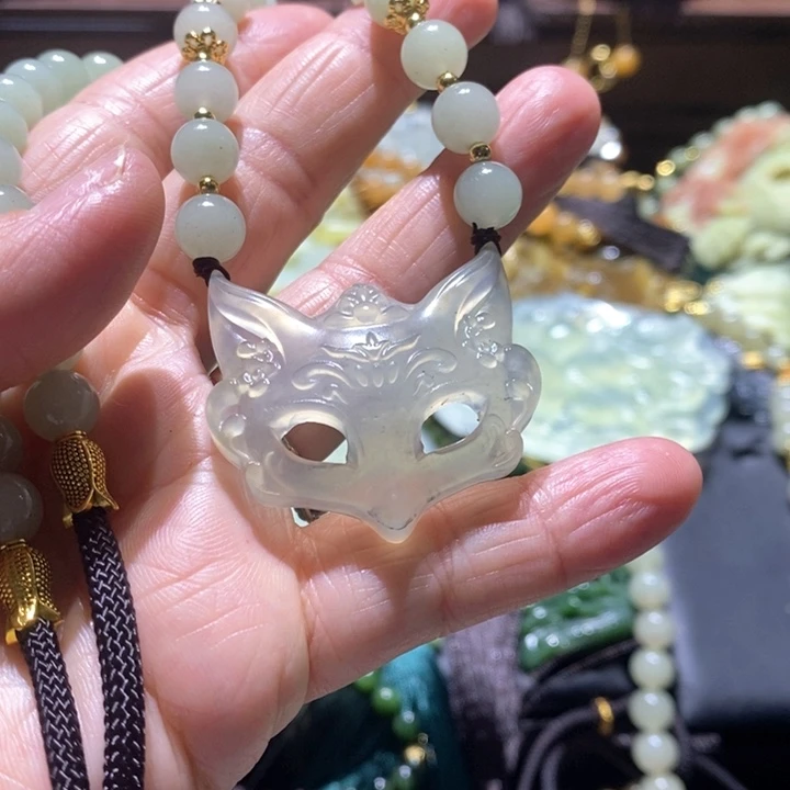 岫玉毛衣链未镶嵌