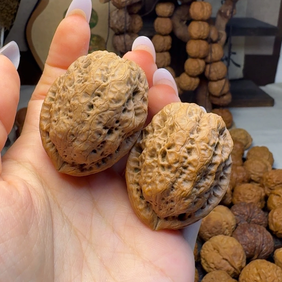 文玩核桃把件龙背40.6