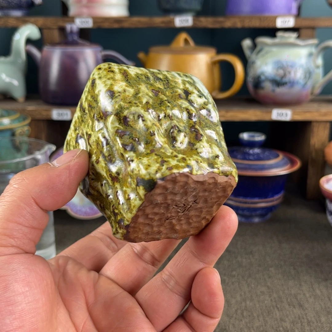 壶深****n神后钧瓷原矿釉发色