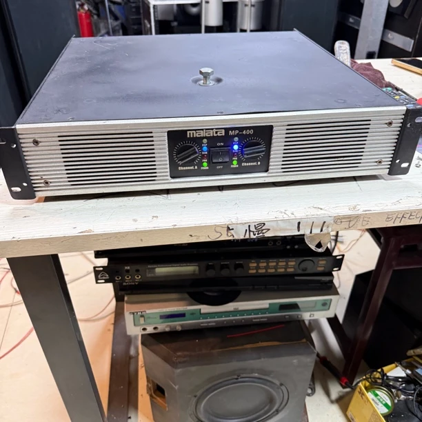 8新 HP/惠普 8新 二手万利达后级功放MP-400 运费自理 不包退换