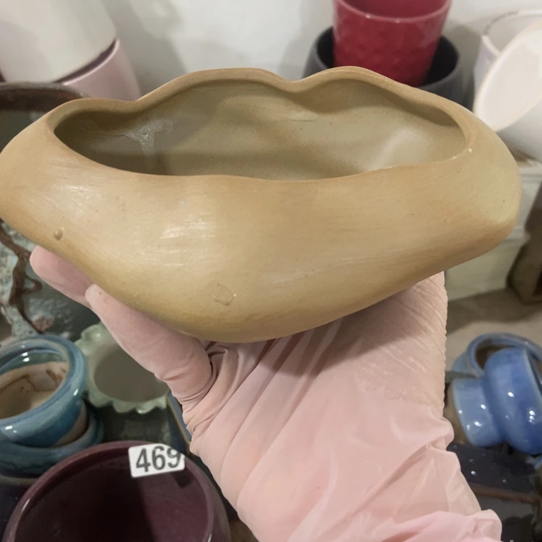 红陶高温陶瓷花盆