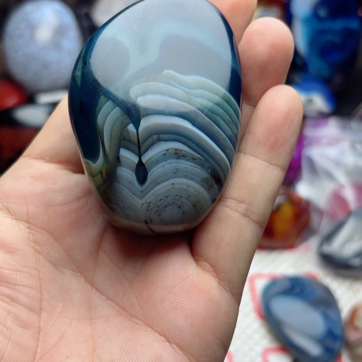 语***生玛瑙/玉髓吊坠未镶嵌