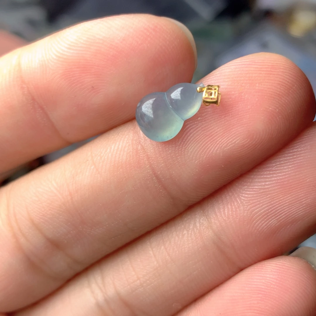 【闪购商品】翡翠18K金镶嵌颈饰翡翠