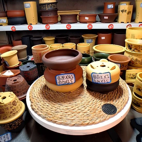 宜兴紫砂花盆567689