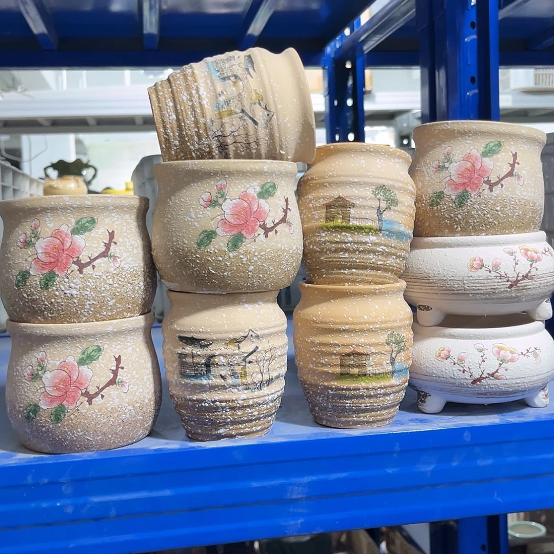 陶瓷花盆特价上新口7-10厘米