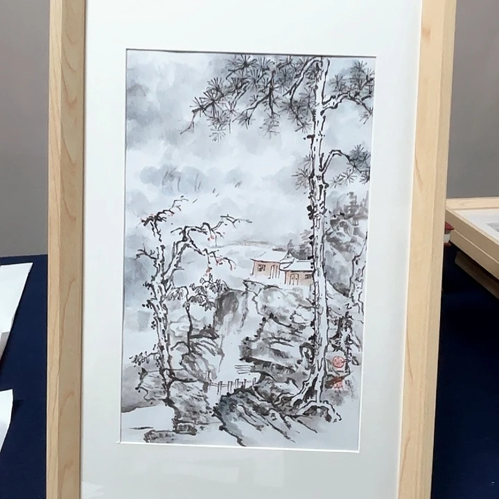 国画省美协秦志磊国摆台50/30