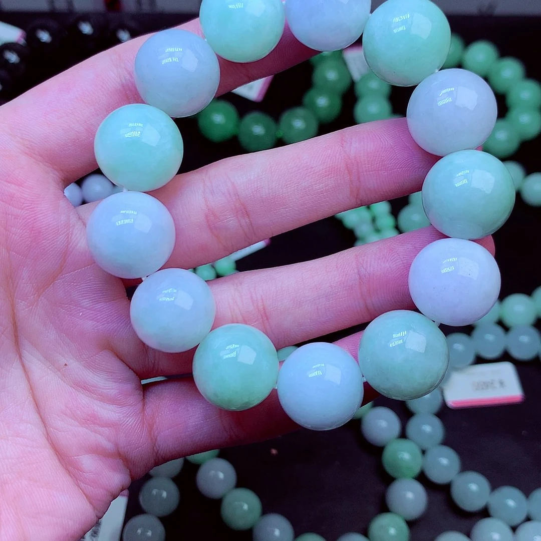 翡翠未镶嵌毛衣链