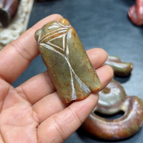 吊坠白玉菩提把件