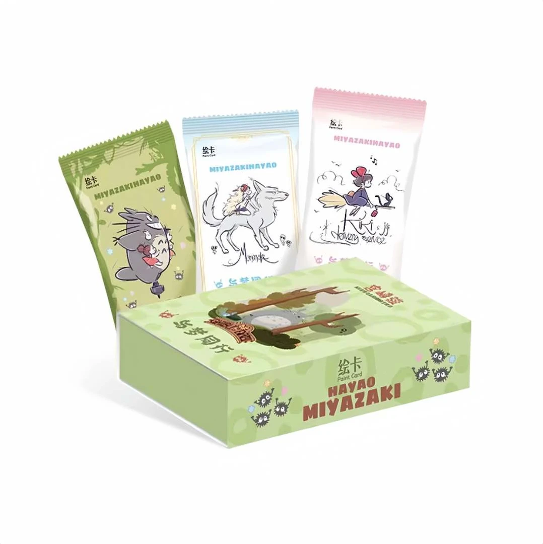 【浮浮】绘卡文创宫崎骏 与梦同行 卡牌收藏盲盒 【默认代拆】X