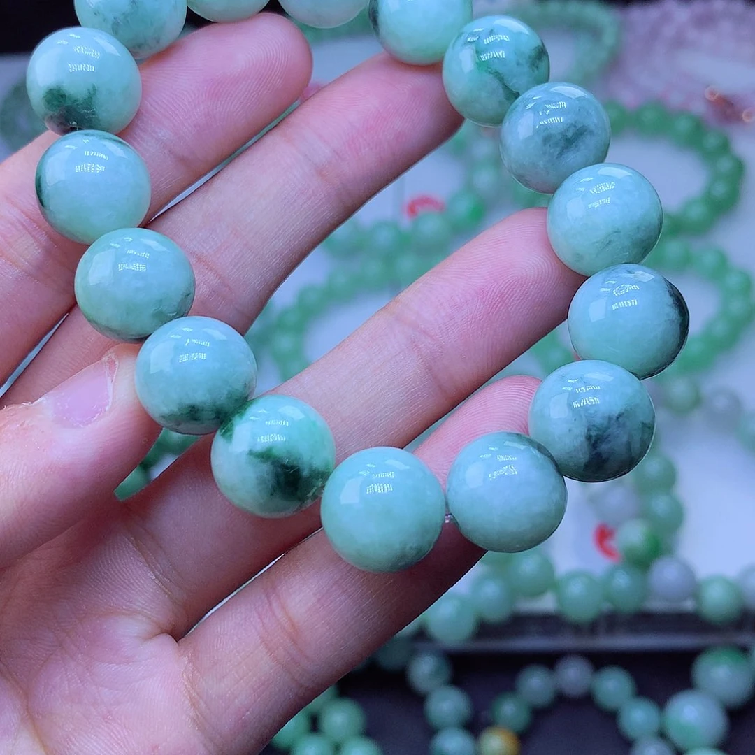 翡翠未镶嵌毛衣链