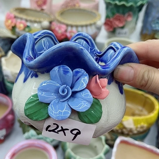 红陶多肉绿植陶瓷花盆