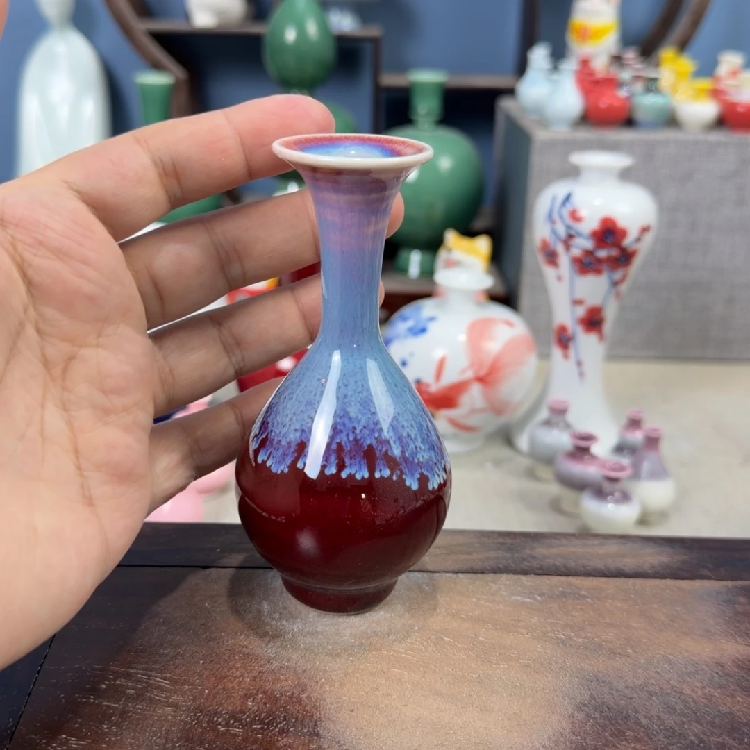 陶瓷手工小花器摆件