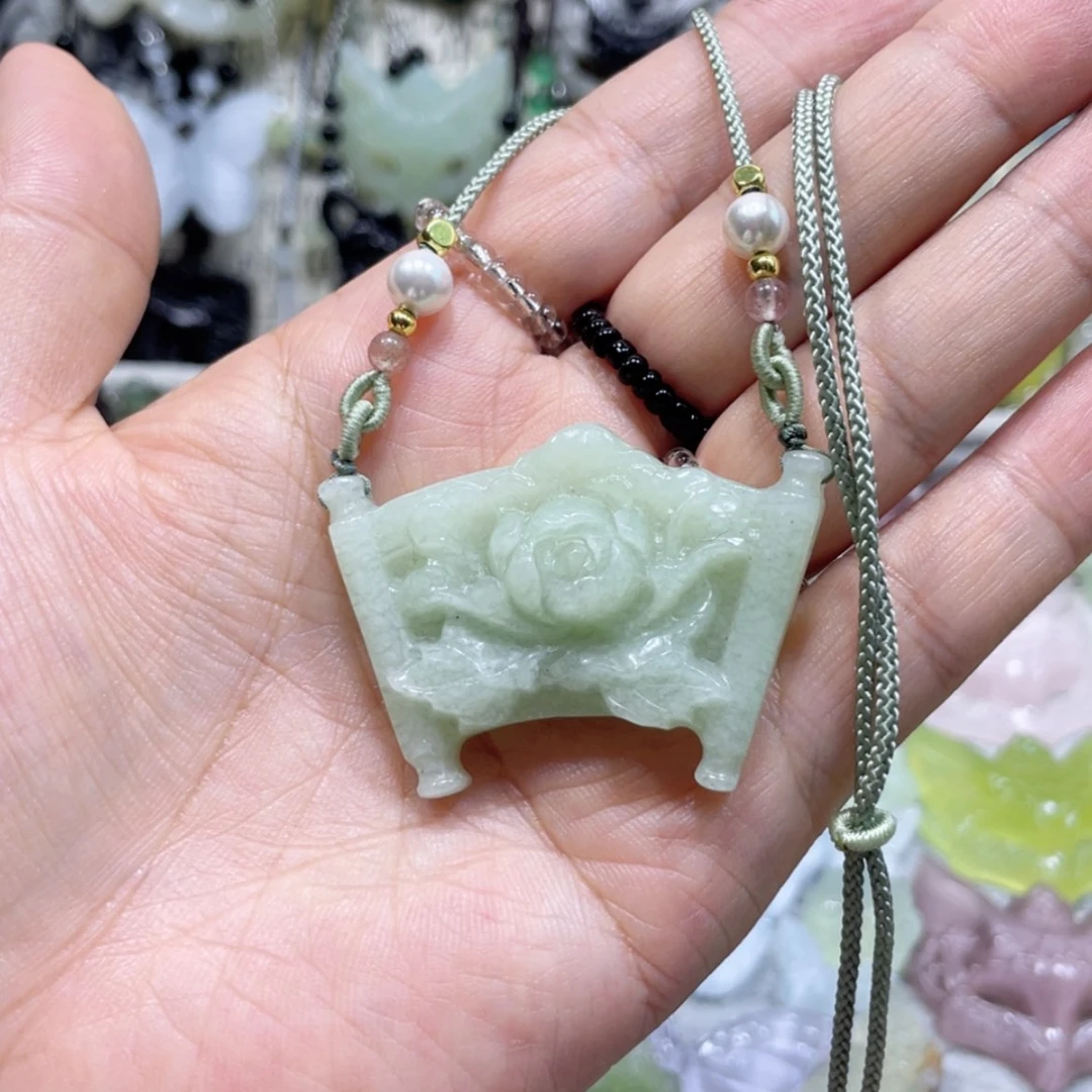 【闪购商品】岫玉未镶嵌颈饰50吊坠