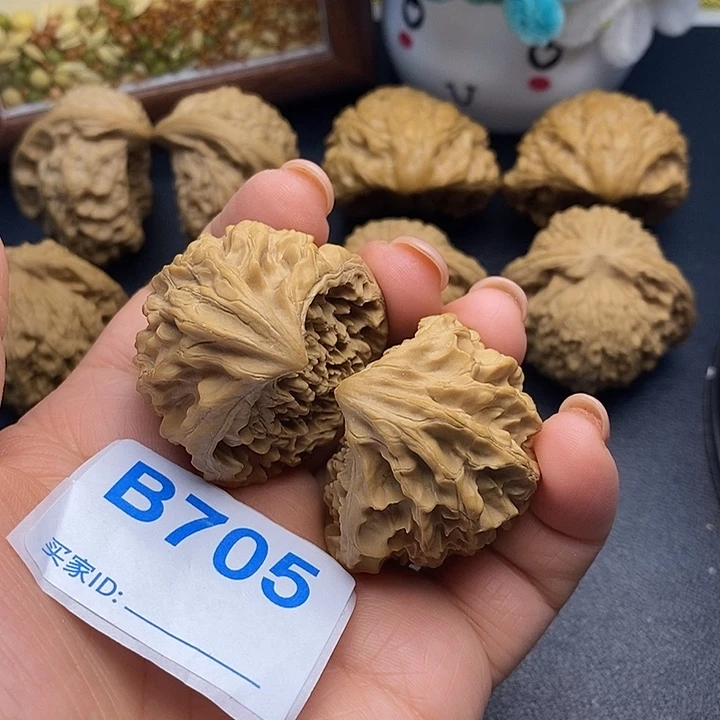文玩核桃把件老鼠半壁4.1