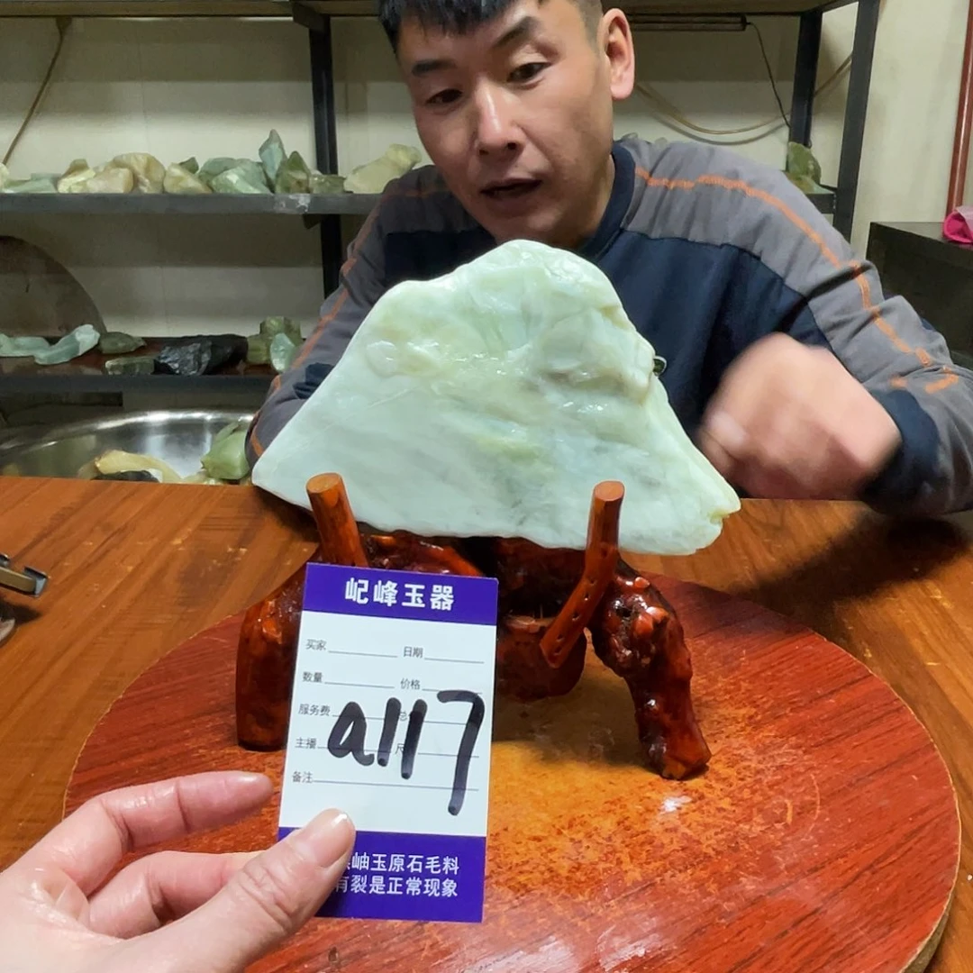 蛇纹石玉未镶嵌原石a117