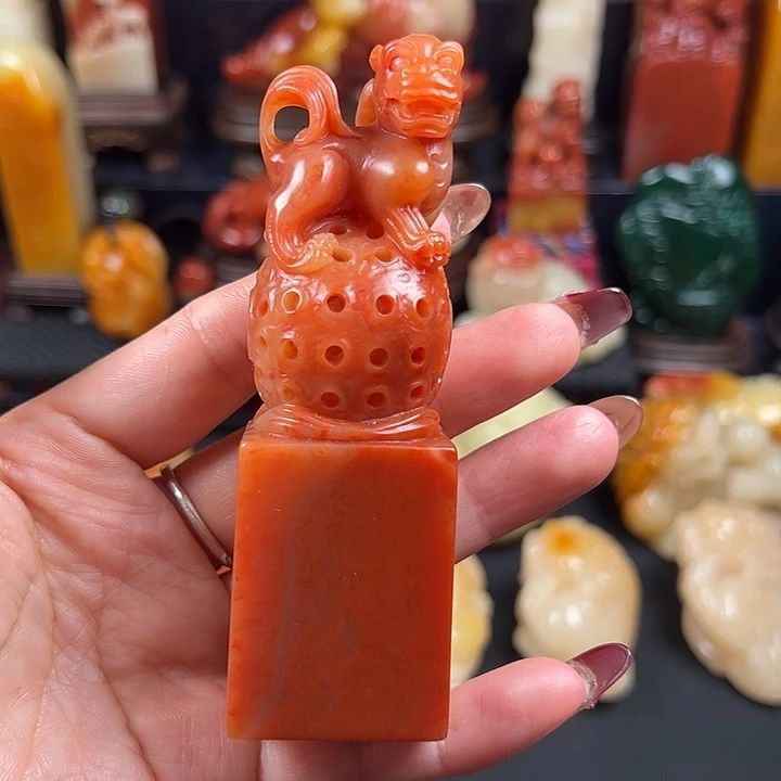 老挝石高山水冻石