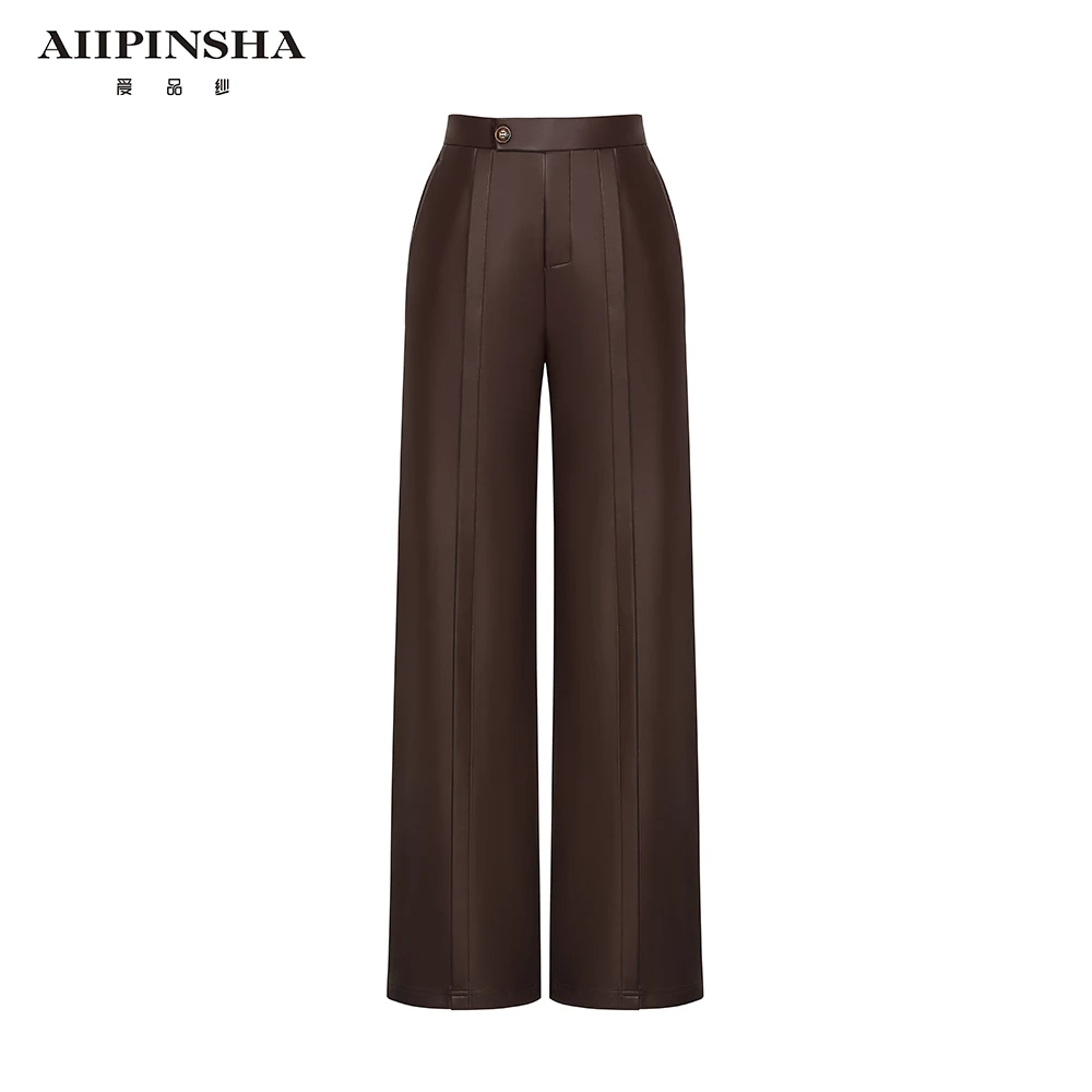 琴老板爱品纱【酷飒一派】设计师百搭精致中高腰西裤E5FP219BUP