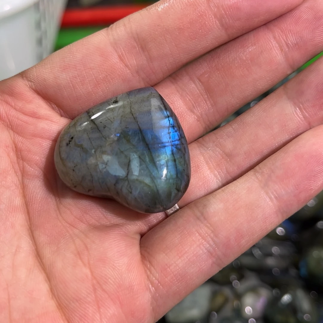 拉长石吊坠未镶嵌荼**瞳