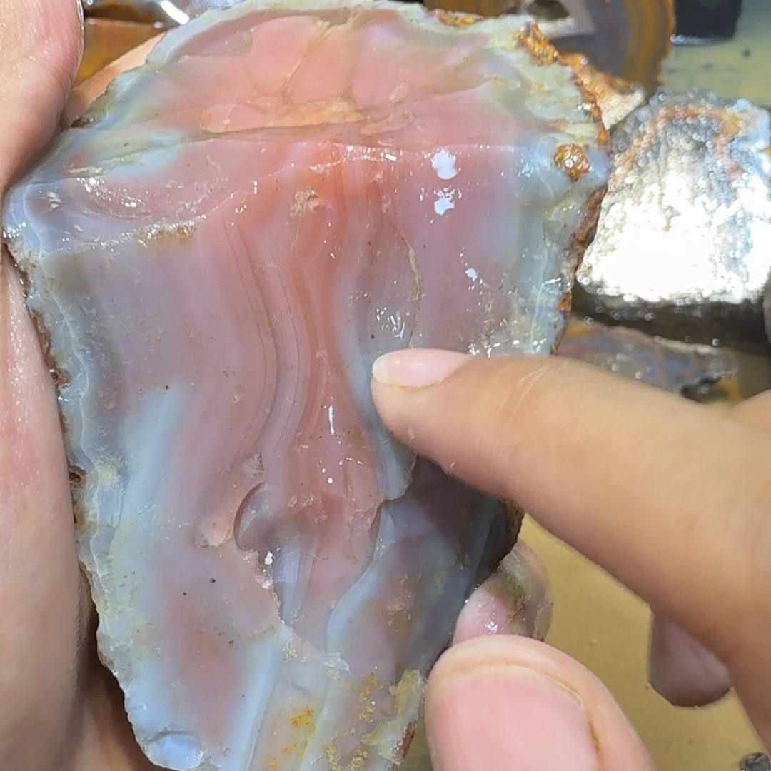 未镶嵌玛瑙/玉髓珠宝半成品