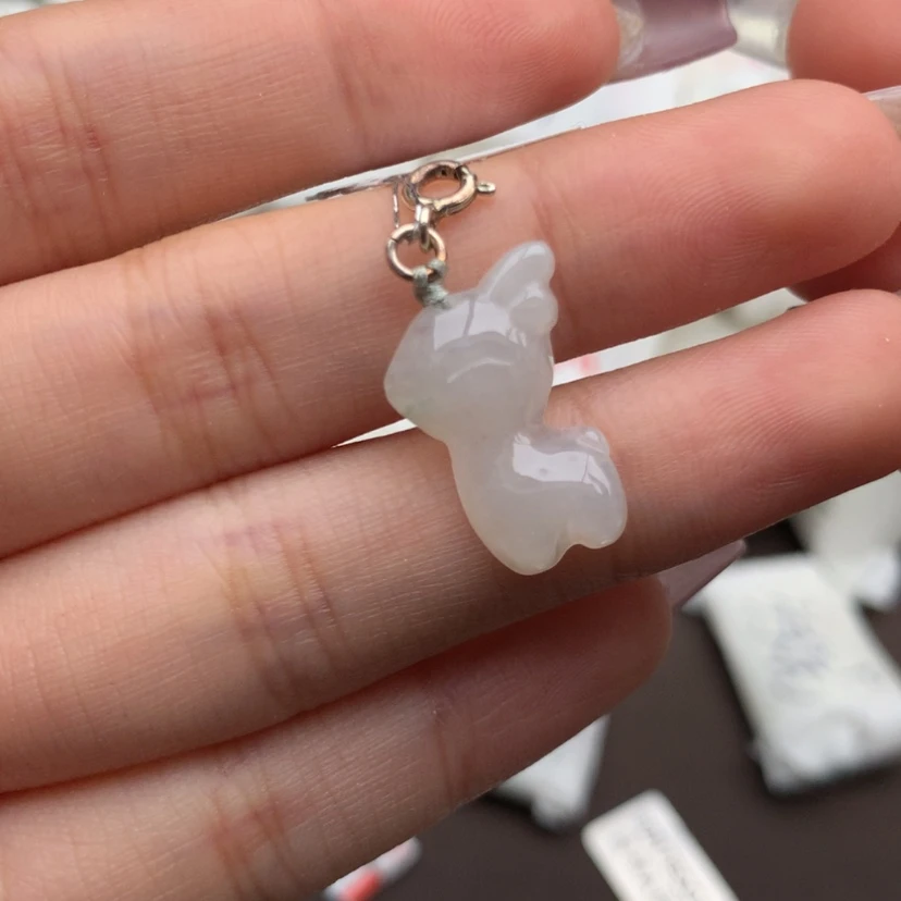 【闪购商品】翡翠挂件银S925镶嵌一
