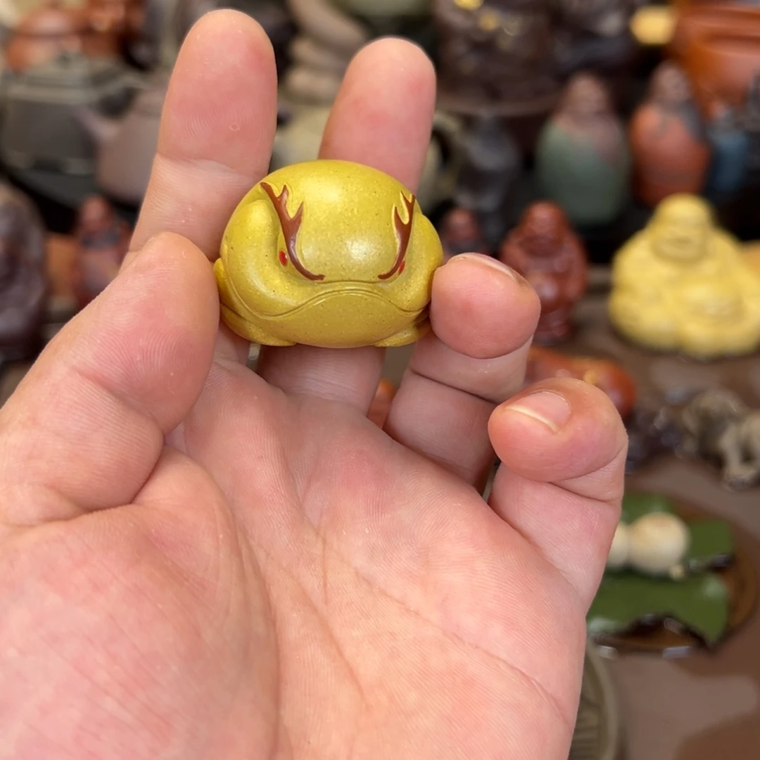 紫砂茶宠紫砂金蟾