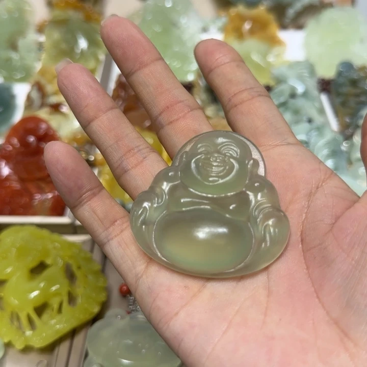 蛇纹石玉吊坠未镶嵌用****5