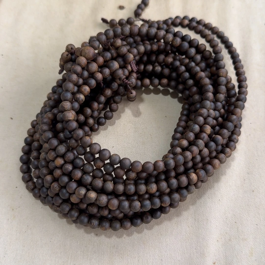 沉香手串绿奇楠多圈约0.7-21多样性发一条