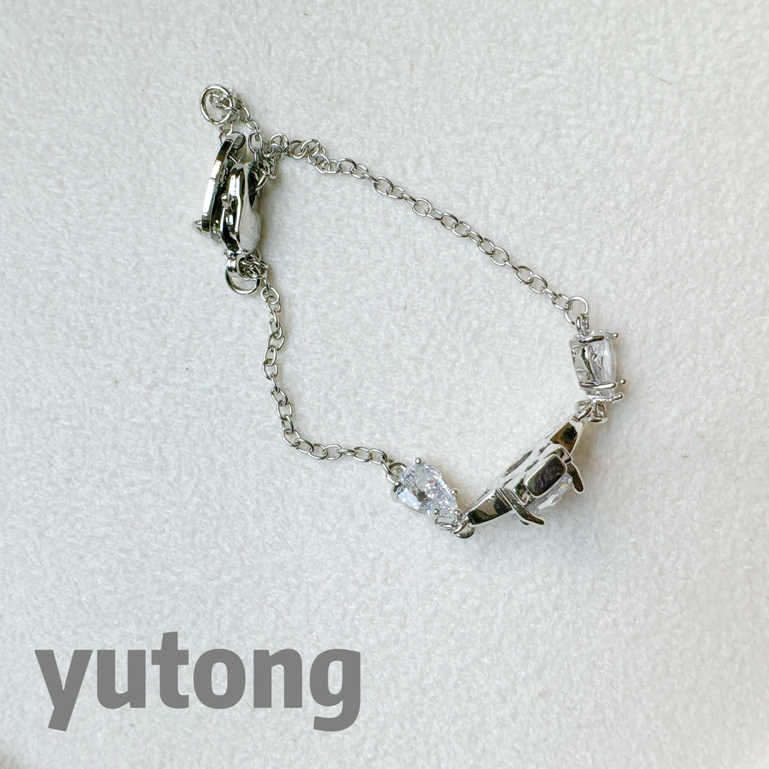 铜合金锆石手链 【雨桐轻奢饰品】设计款手链YT02519