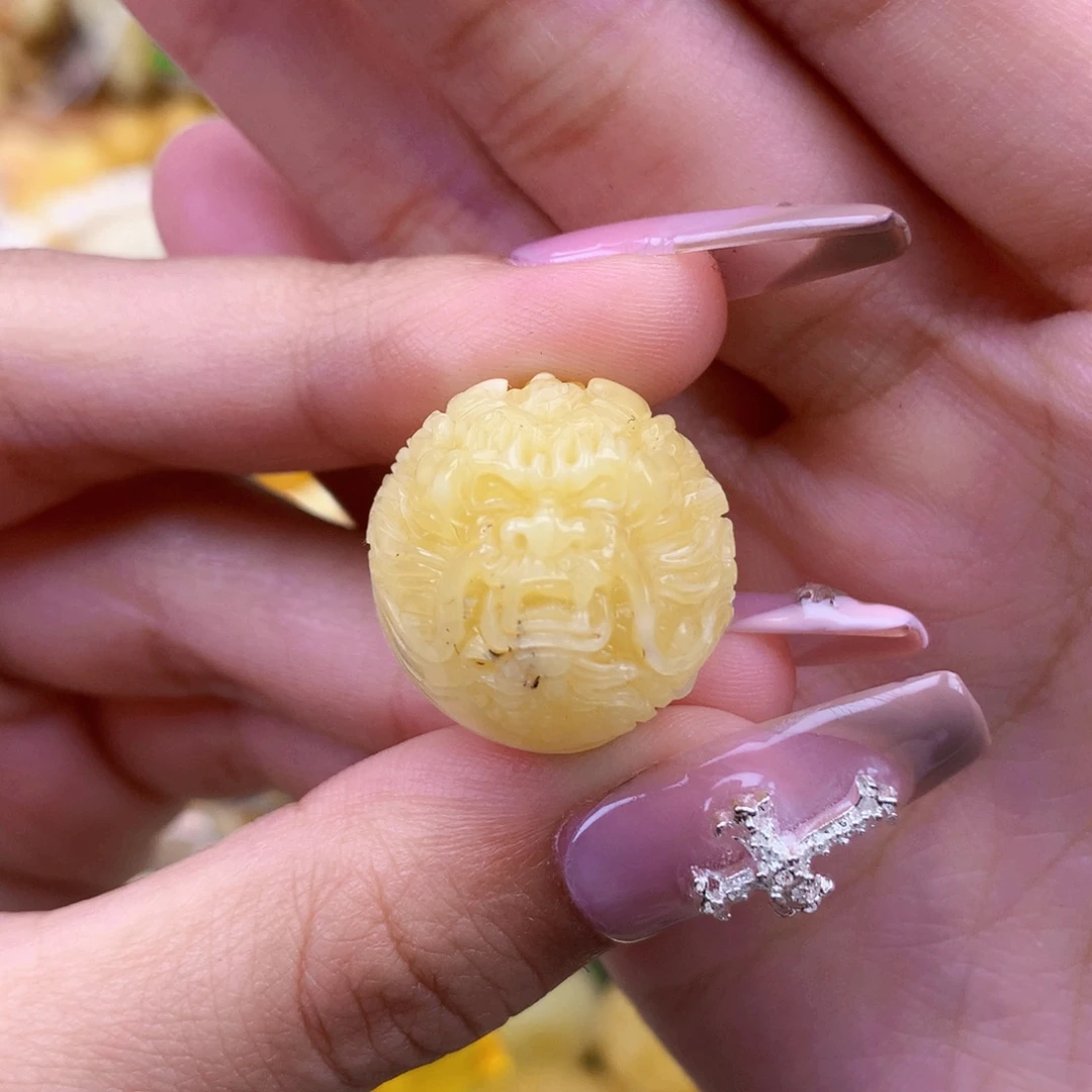 琥珀未镶嵌珠宝奇石19.8 龙珠