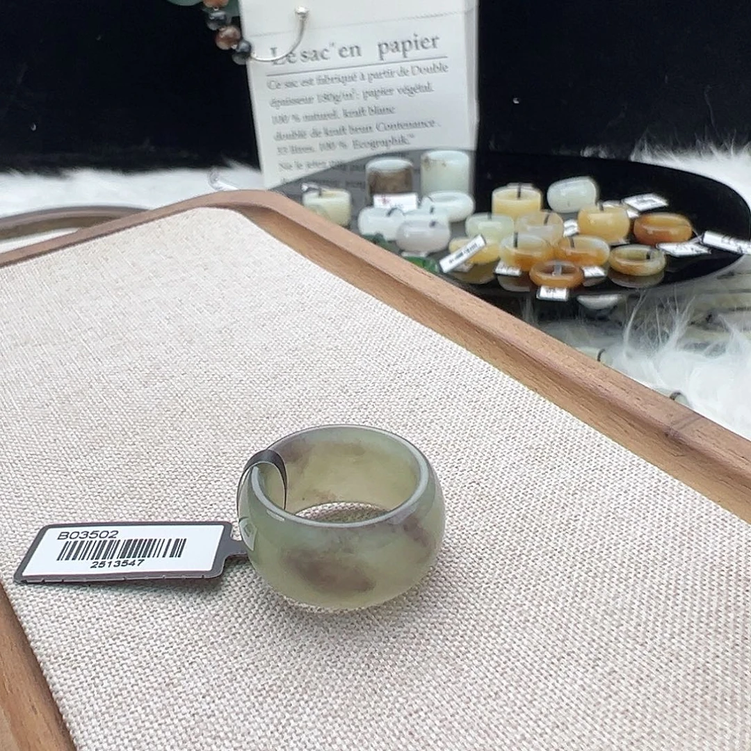 和田玉（糖玉）未镶嵌戒指17.5福利