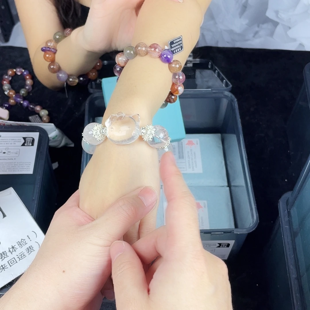 银S925镶嵌手链水晶