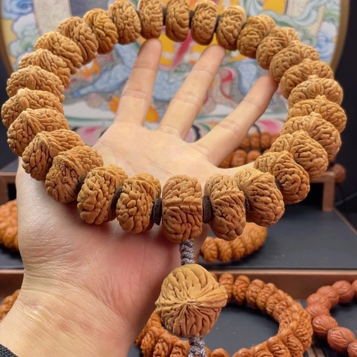 桃核手串海*龙纹桃核麒麟