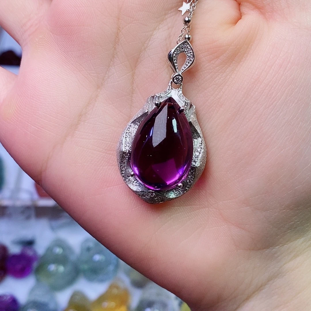 吊坠(赠链)银S925镶嵌水晶