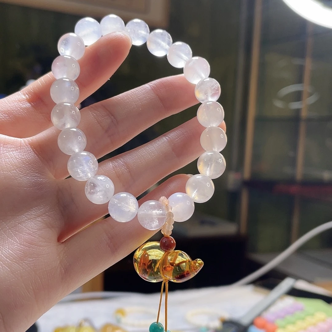 琥珀未镶嵌裸石手串