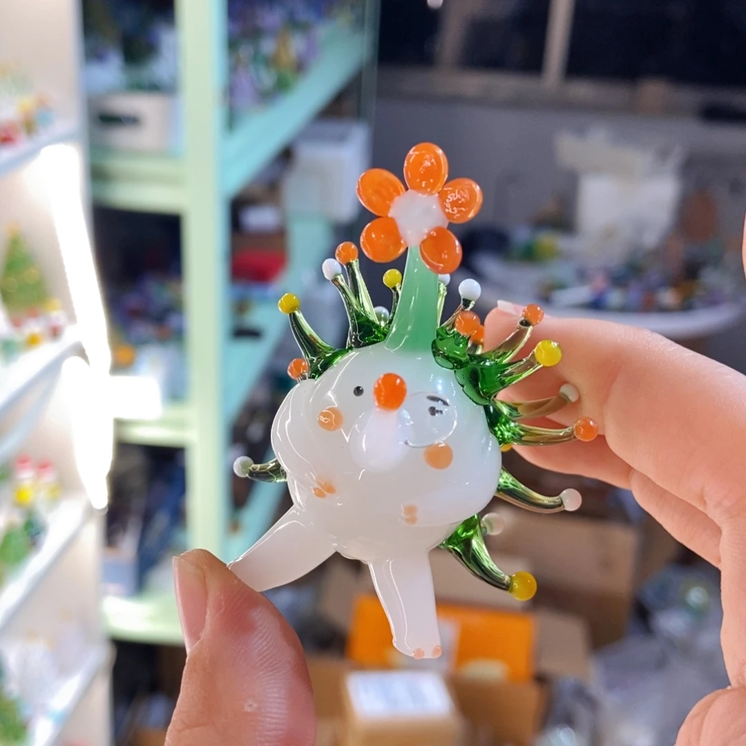 手工艺品琉璃刺猬