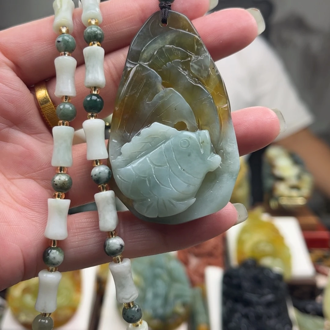 岫玉未镶嵌挂件挂件