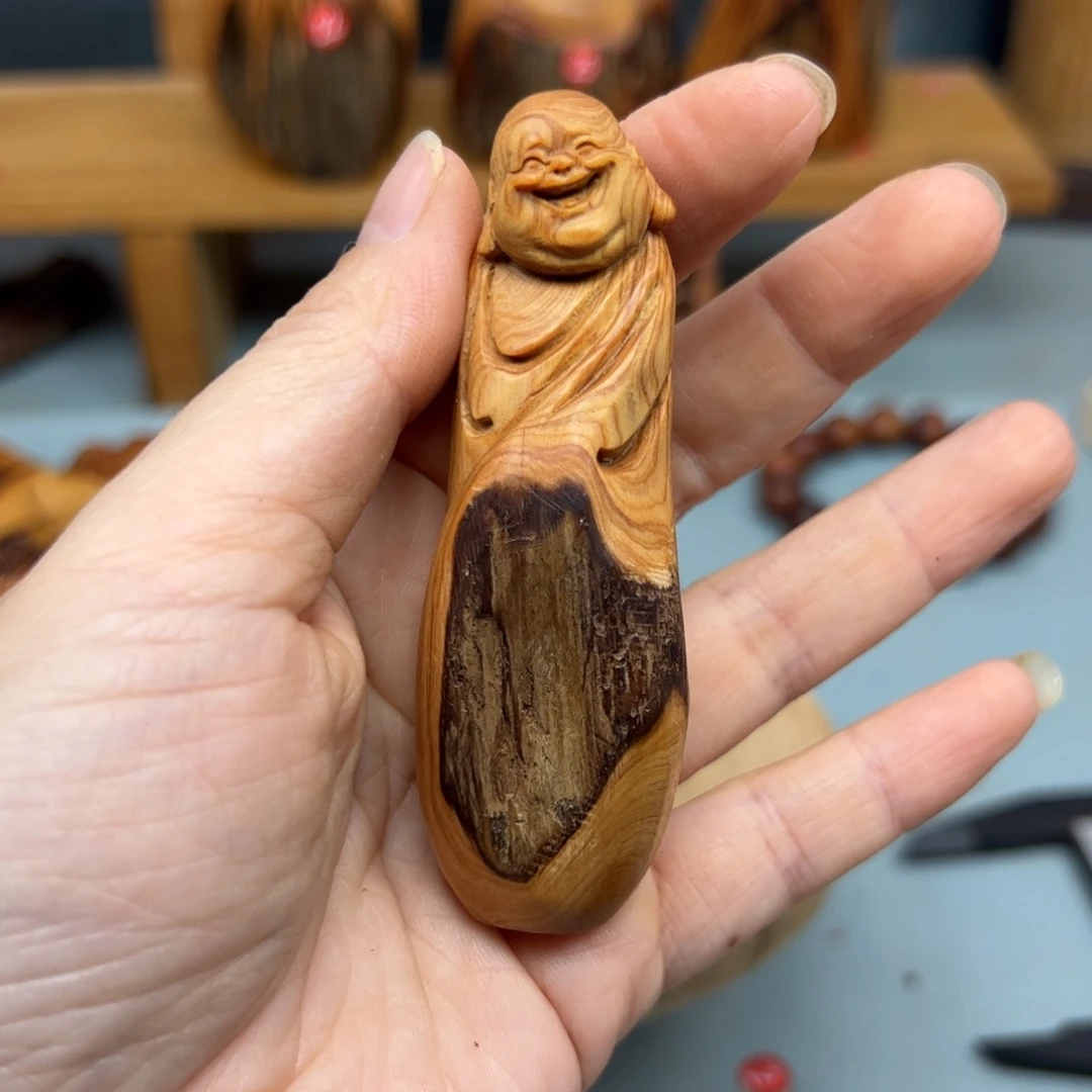 柏木崖柏木摆件手把件78