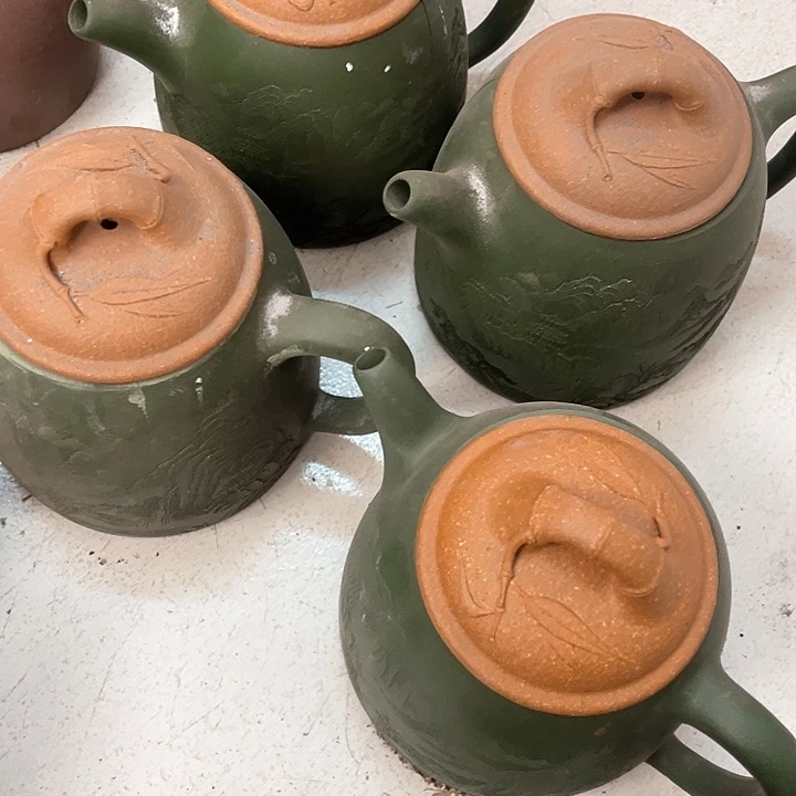 紫砂茶壶爱**神处理四个