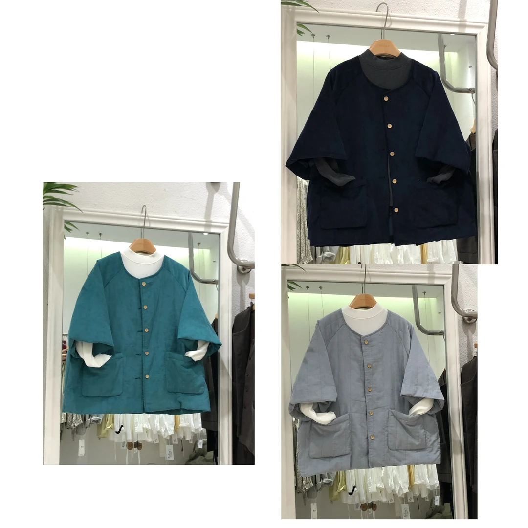 【吖吖家】50362小众棉马甲