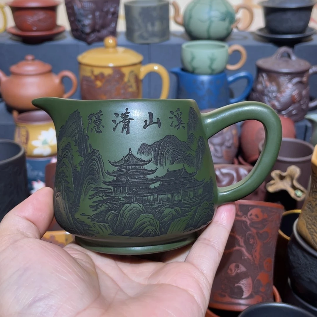 原矿紫砂手工主人杯