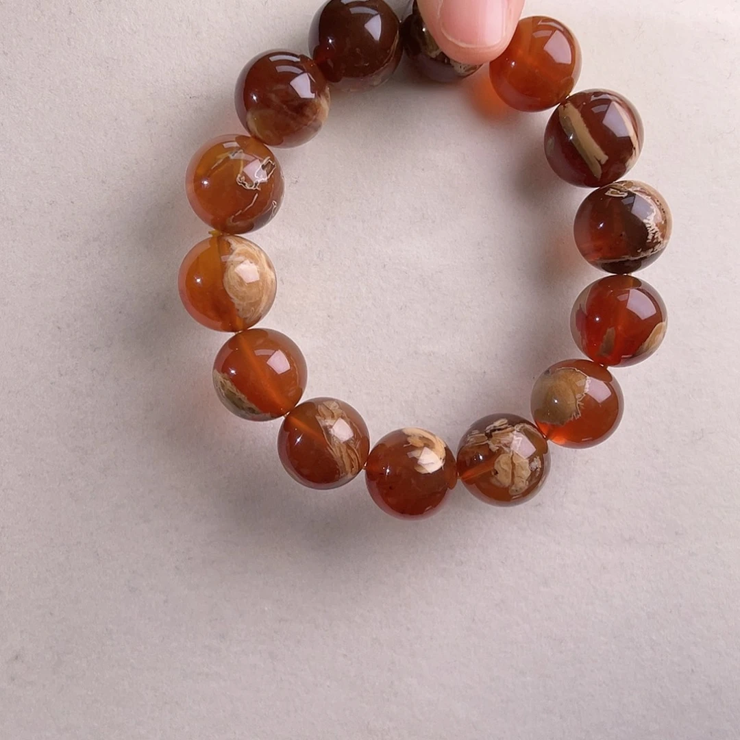 琥珀未镶嵌手链根珀手链